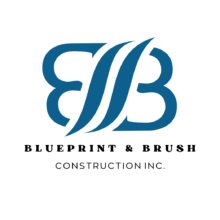 Blueprint and Brush logoin caption